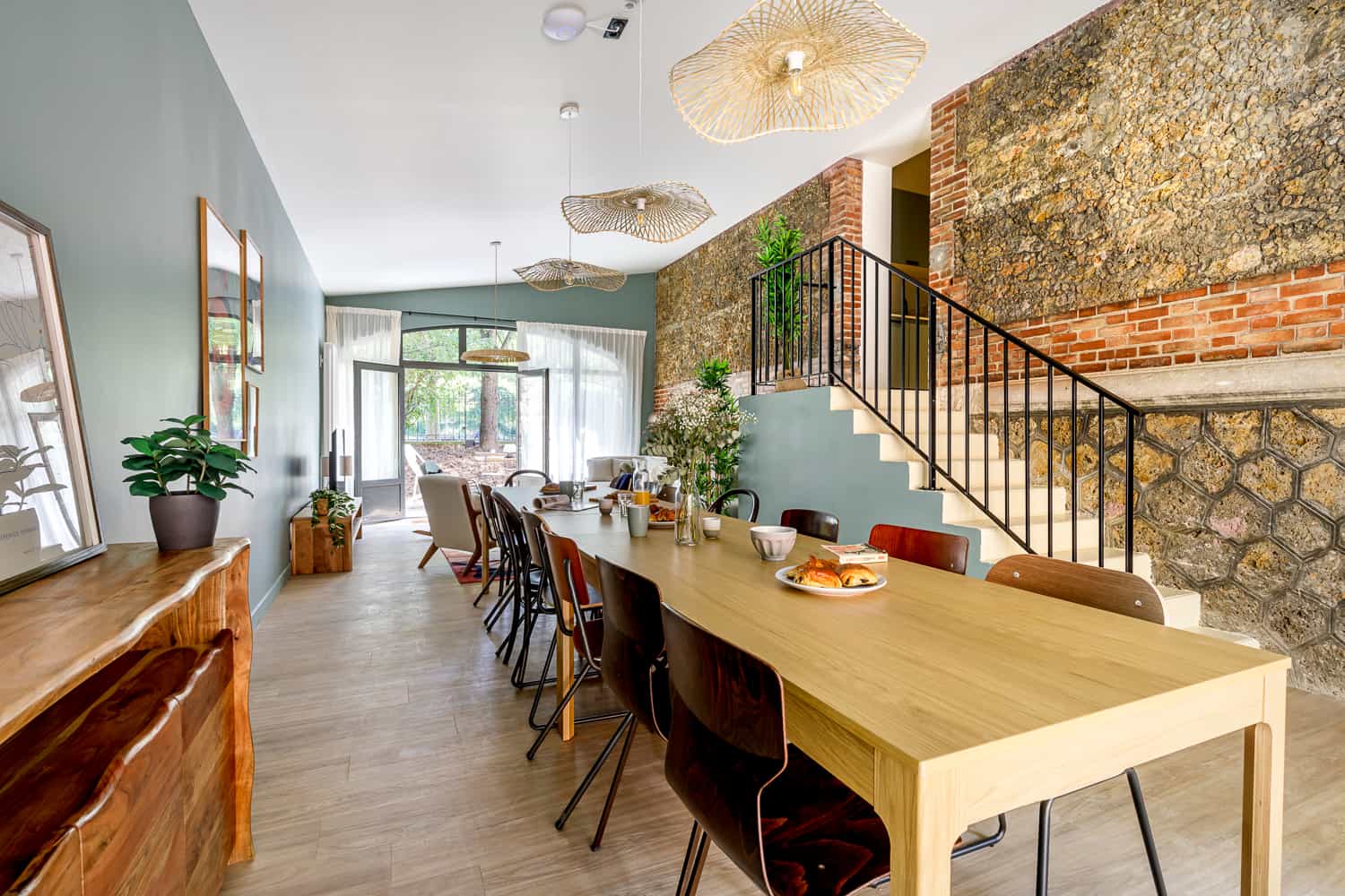 Salon Appartement Paris 15 Biome - Coliving Sharies